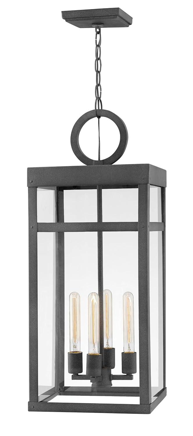 Porter 4 -Bulb 31.3" H Outdoor Hanging lantern By Lisa McDennon