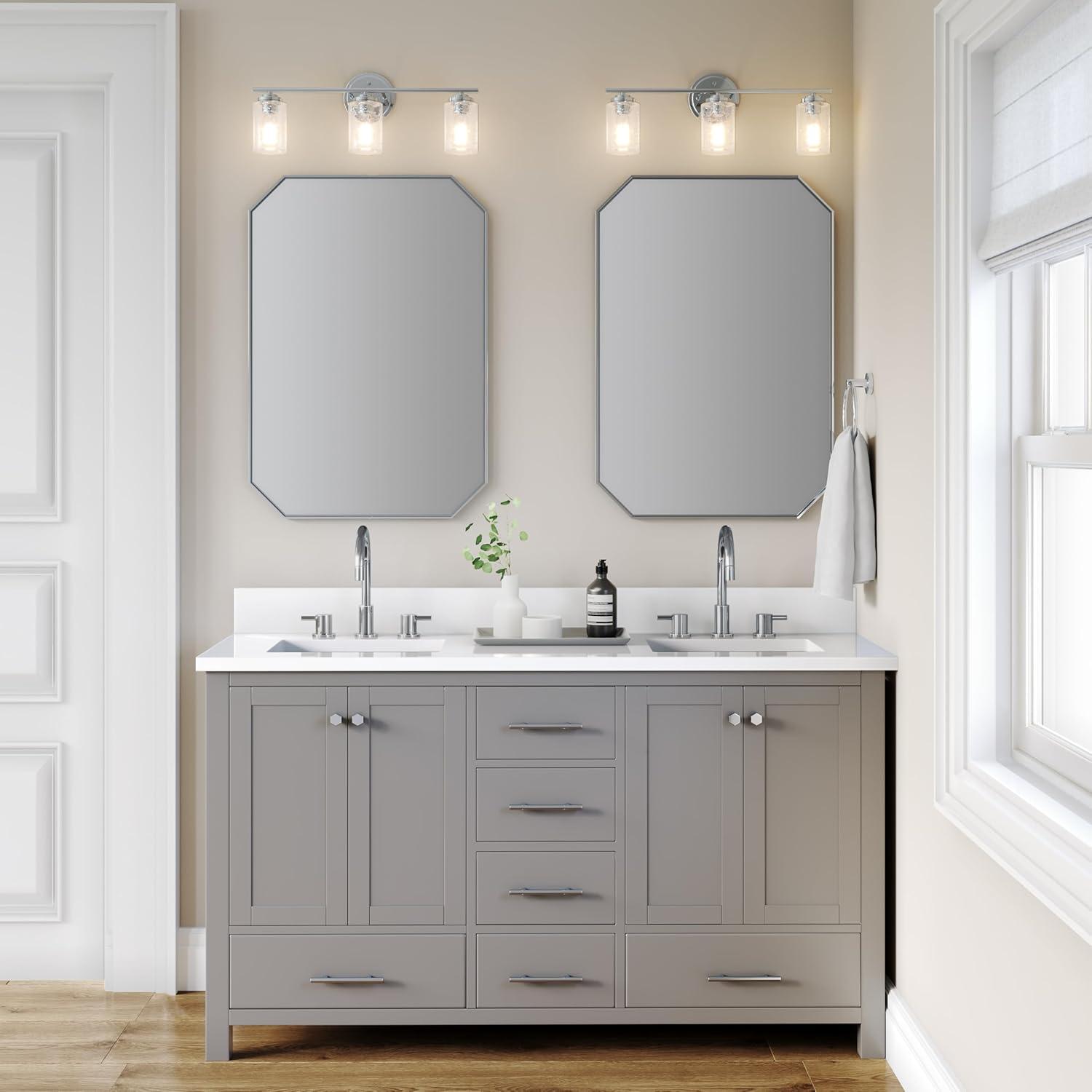 Savoy House Marshall 3 - Light Vanity in  Polished Chrome
