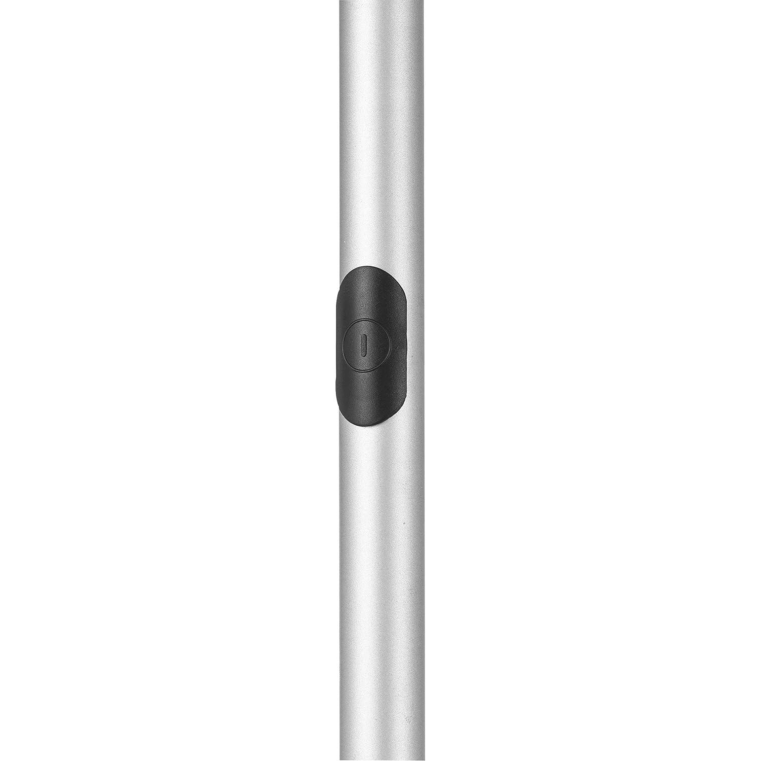 Twizzler Touch Adjustable LED Torchiere Floor Lamp for Kids' Nursery in White
