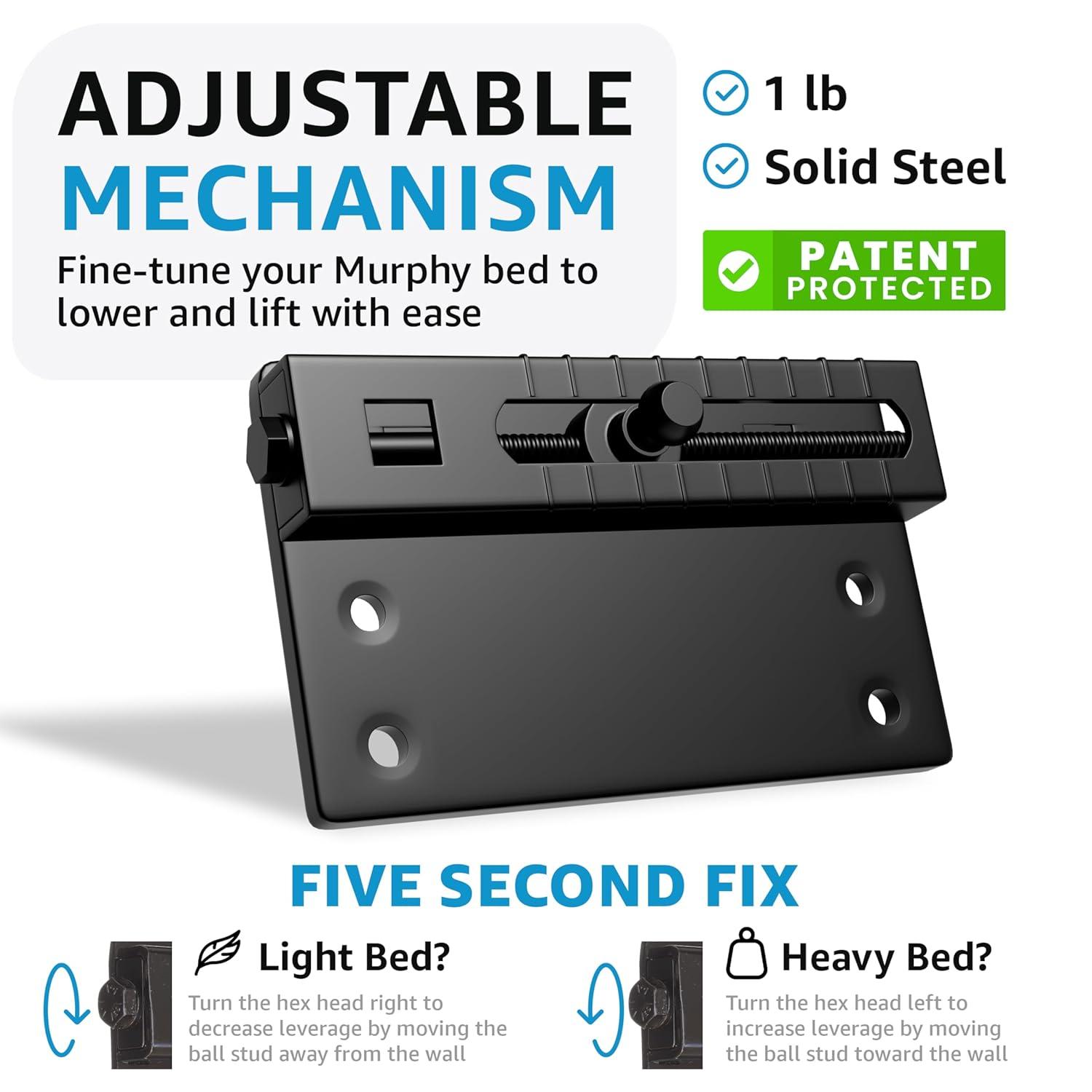 Create-A-Bed Twin Size Deluxe Murphy Bed Kit, Vertical