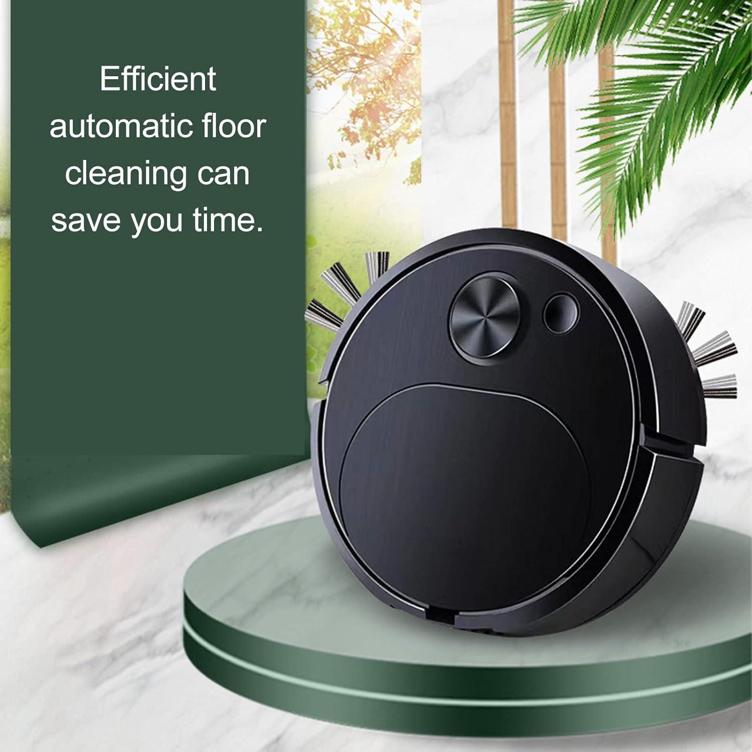 LACKUST 3-in-1 Smart Robot Vacuum Cleaner,Sweeping Robot Mop Suction Intelligent Three-in-one Cleaning Machine Lazy Vacuum Cleaner Home Appliances,Black
