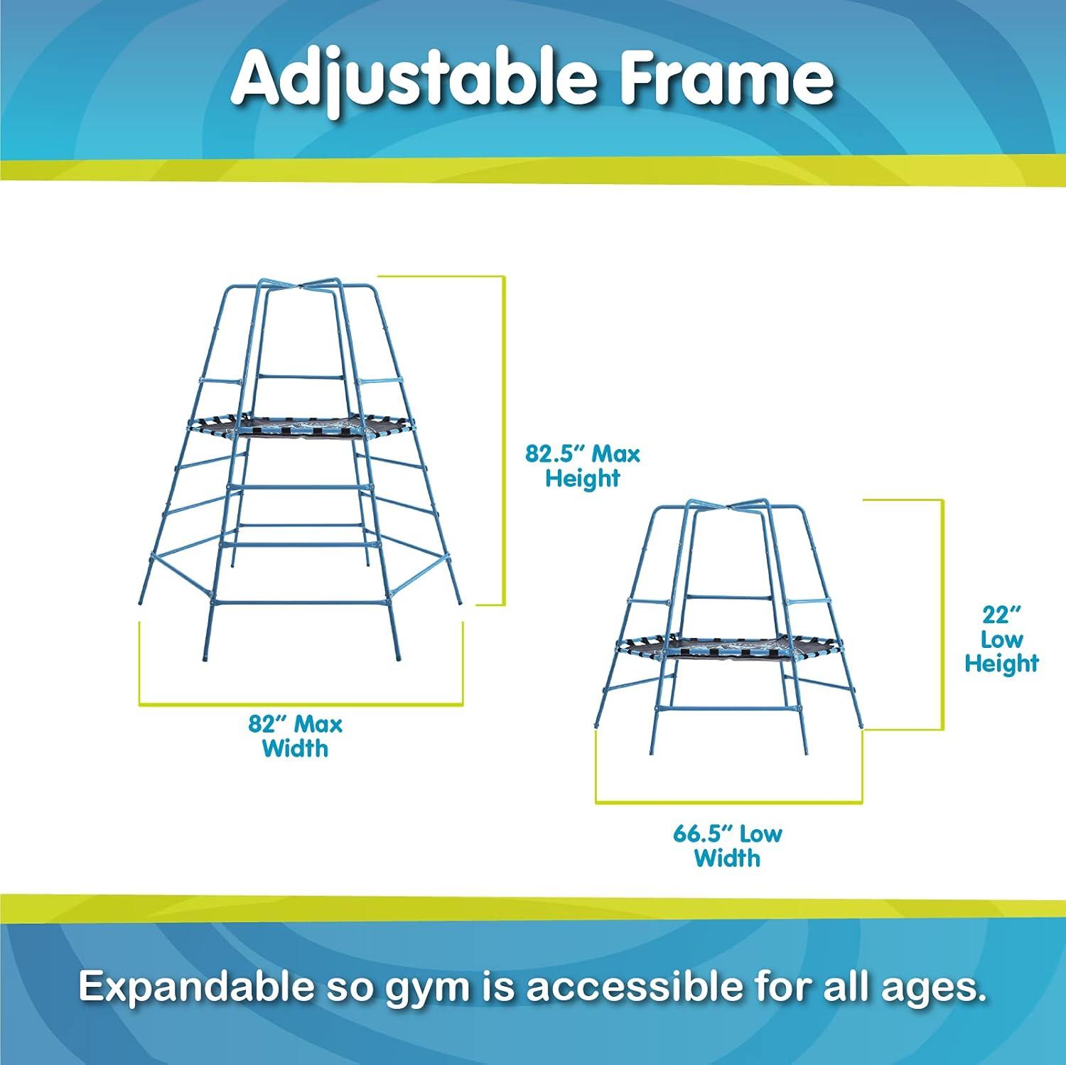 TP Toys Playground Monkey Bars Metal Frame 54”