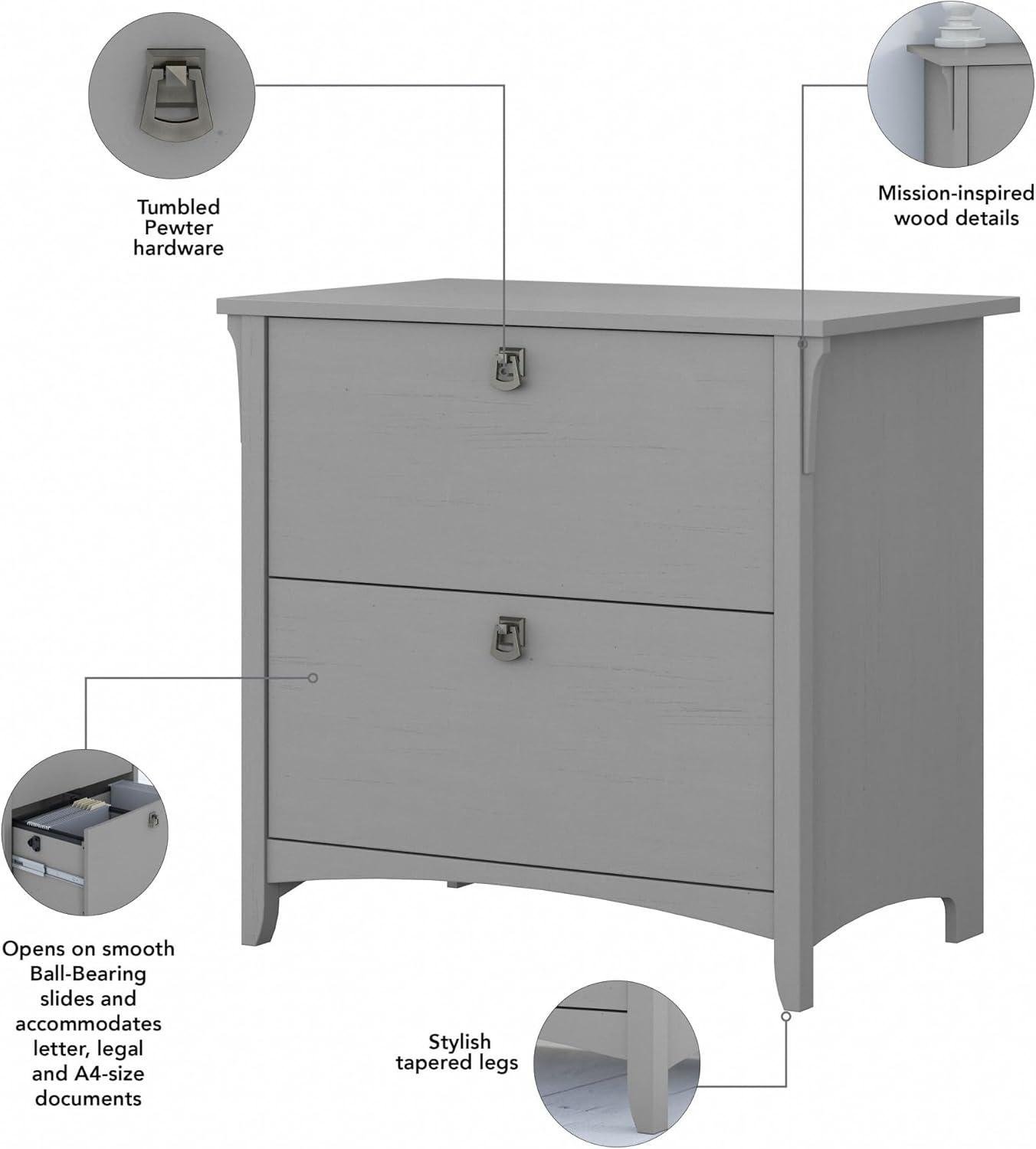 Salinas File Cabinet Gray - Bush Furniture