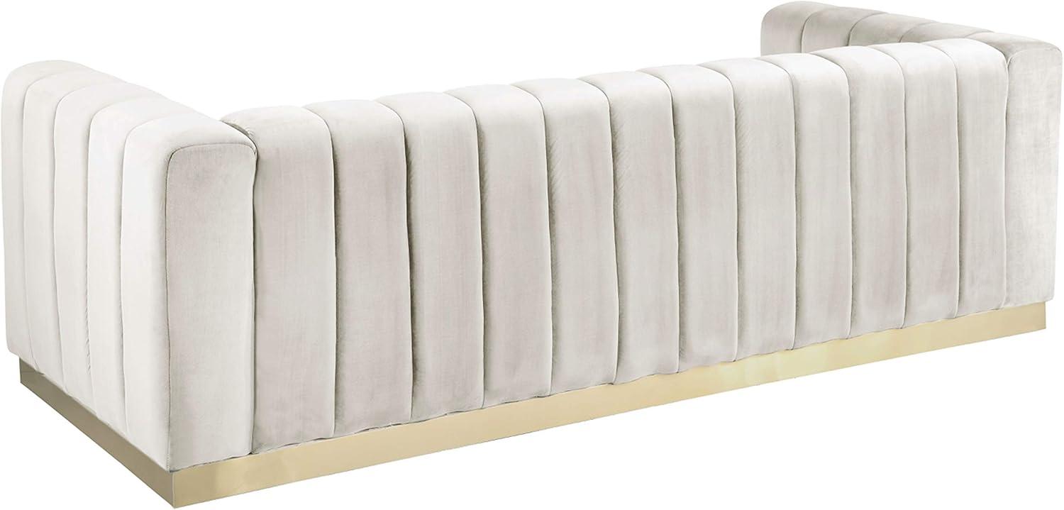 Meridian Furniture Marlon Black Velvet Sofa