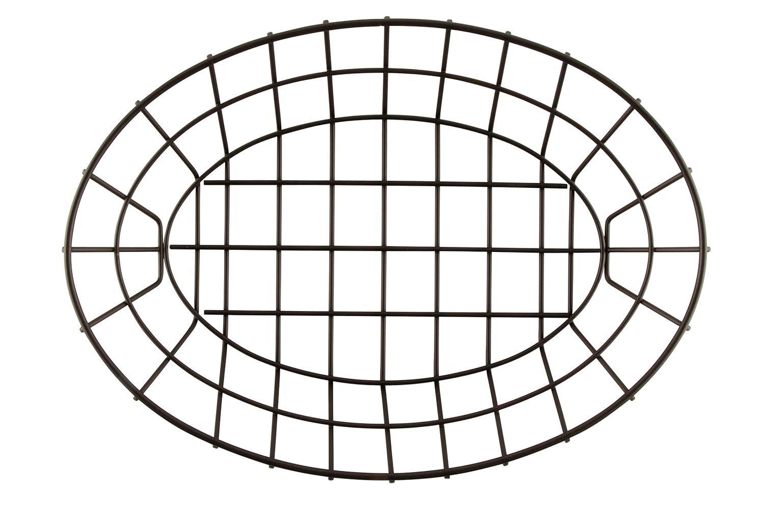 G.E.T. 4-30188 – 12" X 8.25" Oval Grid Basket, 2" Tall