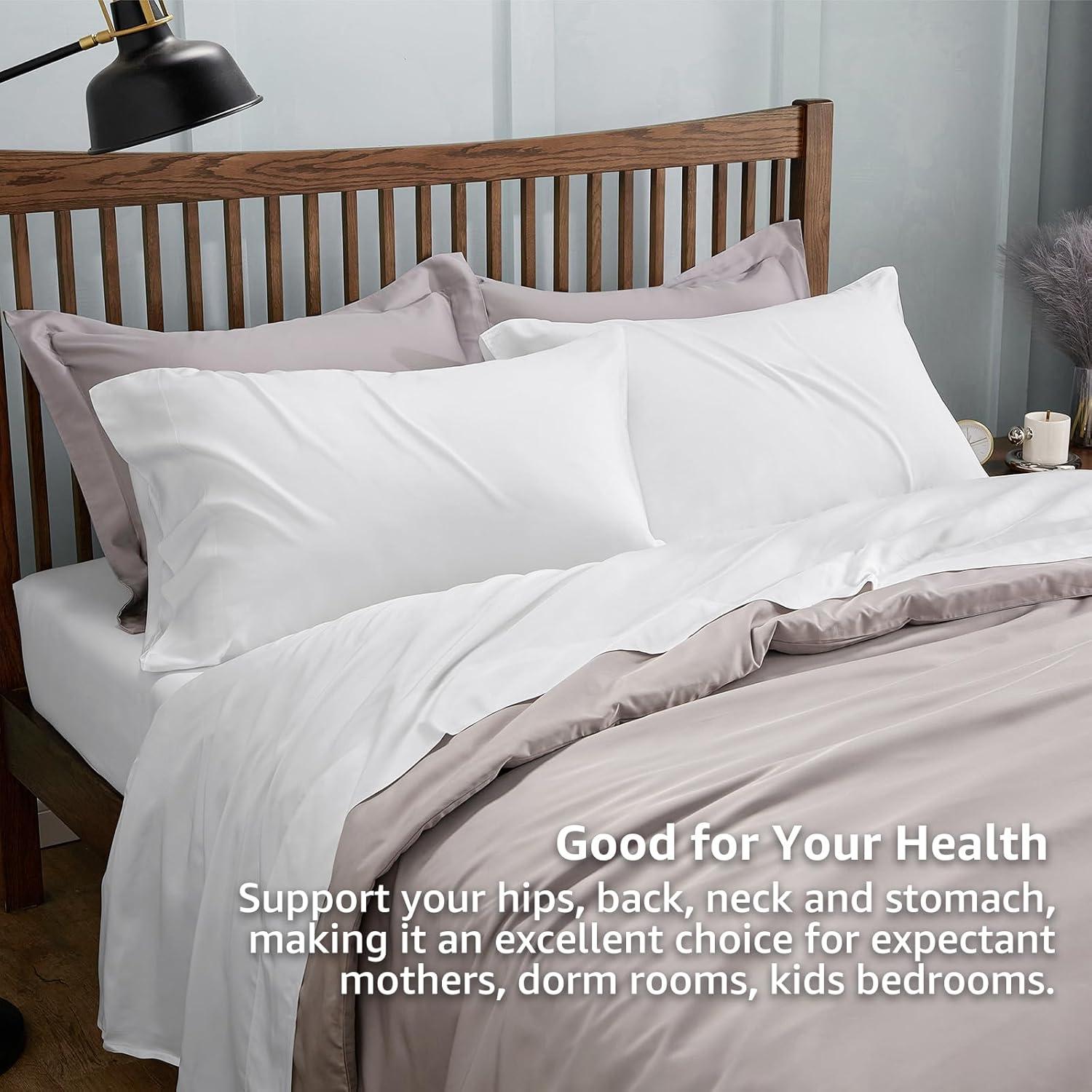 Bedsure Bedsure Pillow Cases Queen Size Set Of 2 - Polyester & Rayon Derived From Bamboo Cooling Pillowcase, Breathable, Soft And Wrinkle-Free Pillow Covers With Envelope Closure, Gifts, 20X30 Inches