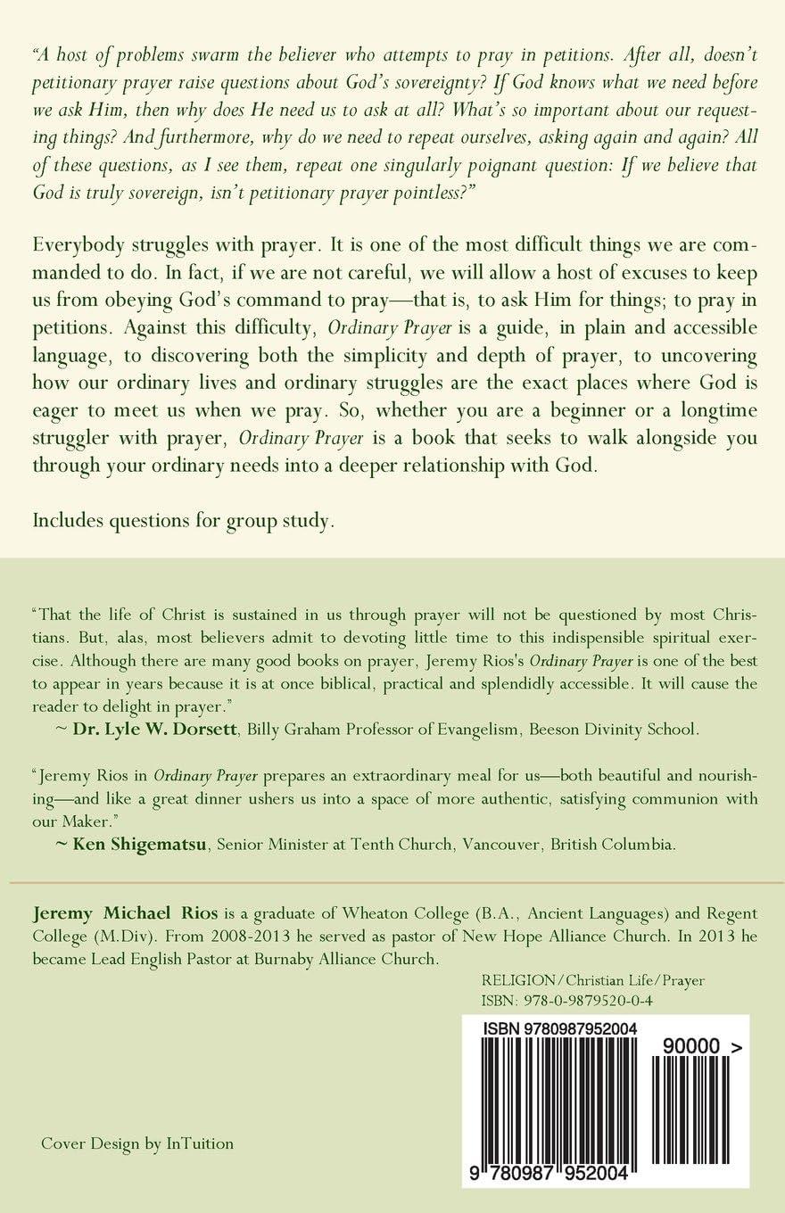 Ordinary Prayer: Encountering God Through Everyday Needs