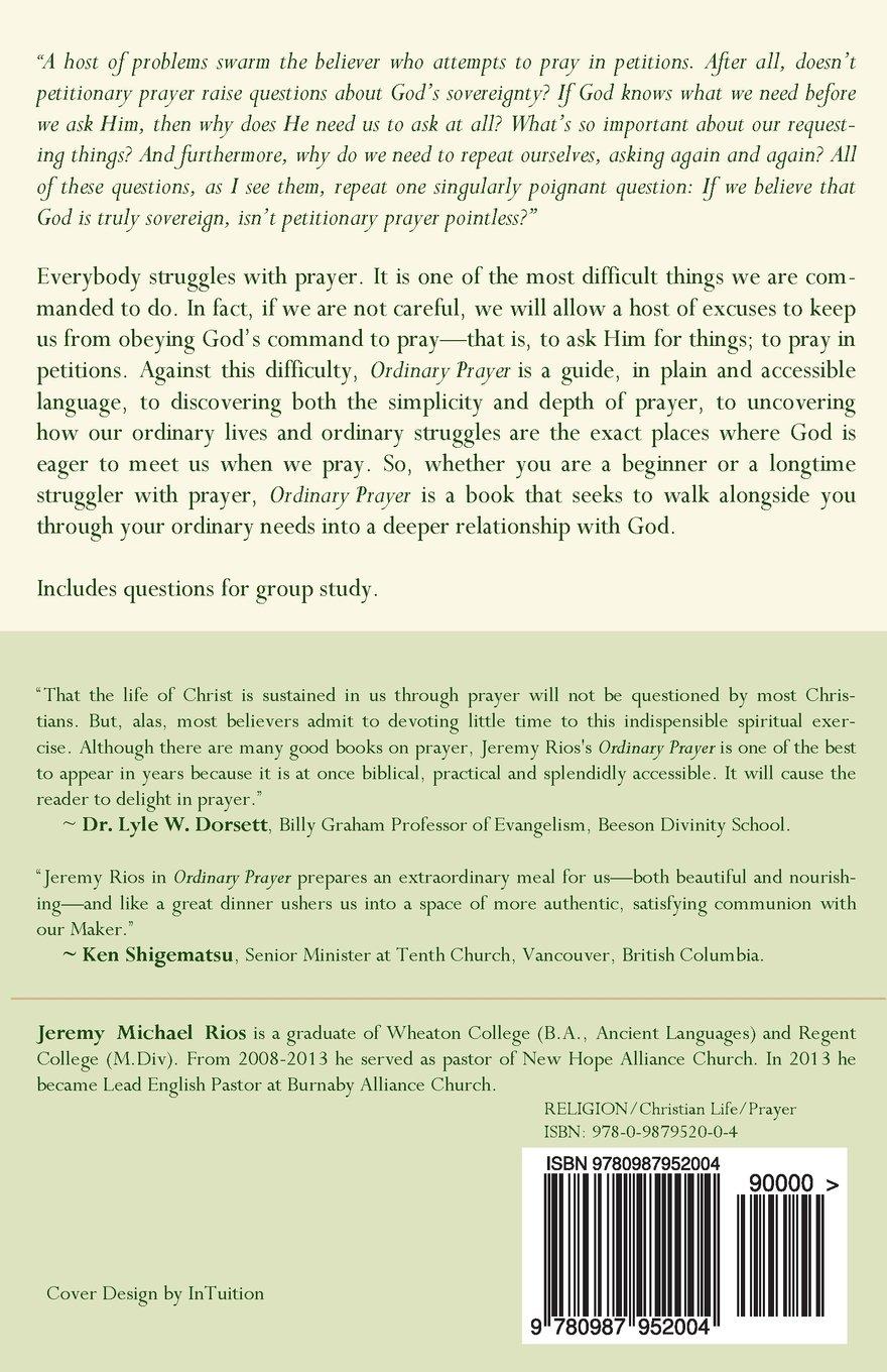 Ordinary Prayer: Encountering God Through Everyday Needs