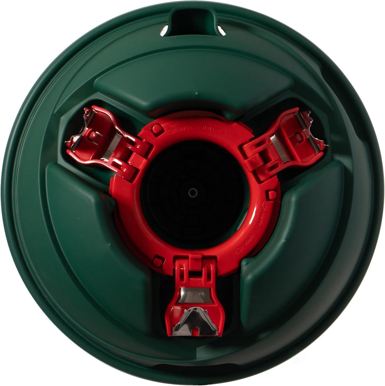 Indoor Automatic Green Christmas Tree Stand With Water Reservoir, Adjustable Metal Claws