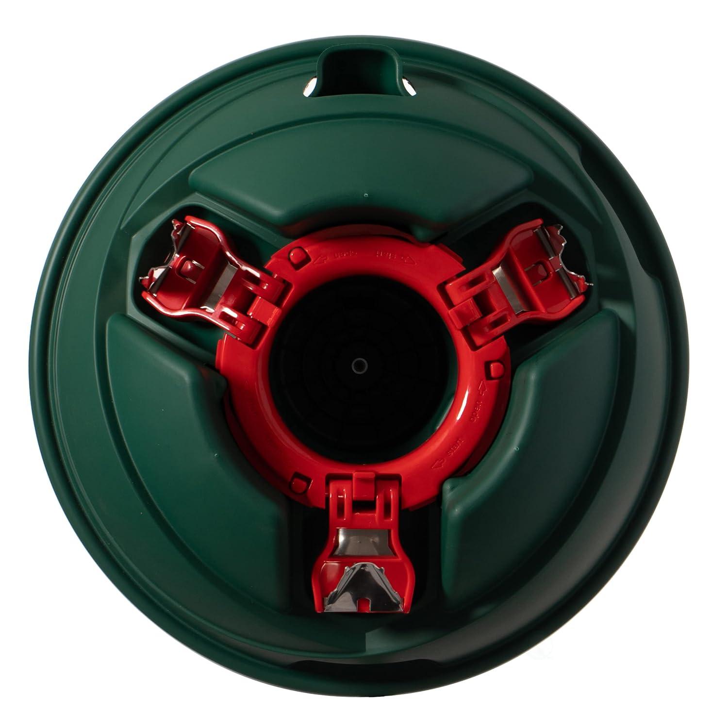 Indoor Automatic Green Christmas Tree Stand With Water Reservoir, Adjustable Metal Claws