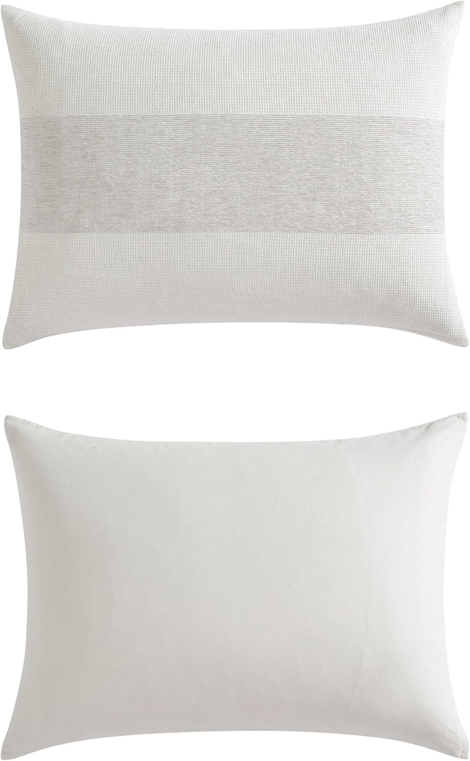 Vera Wang Vera Wang Chenille Waffle Stripe Beige