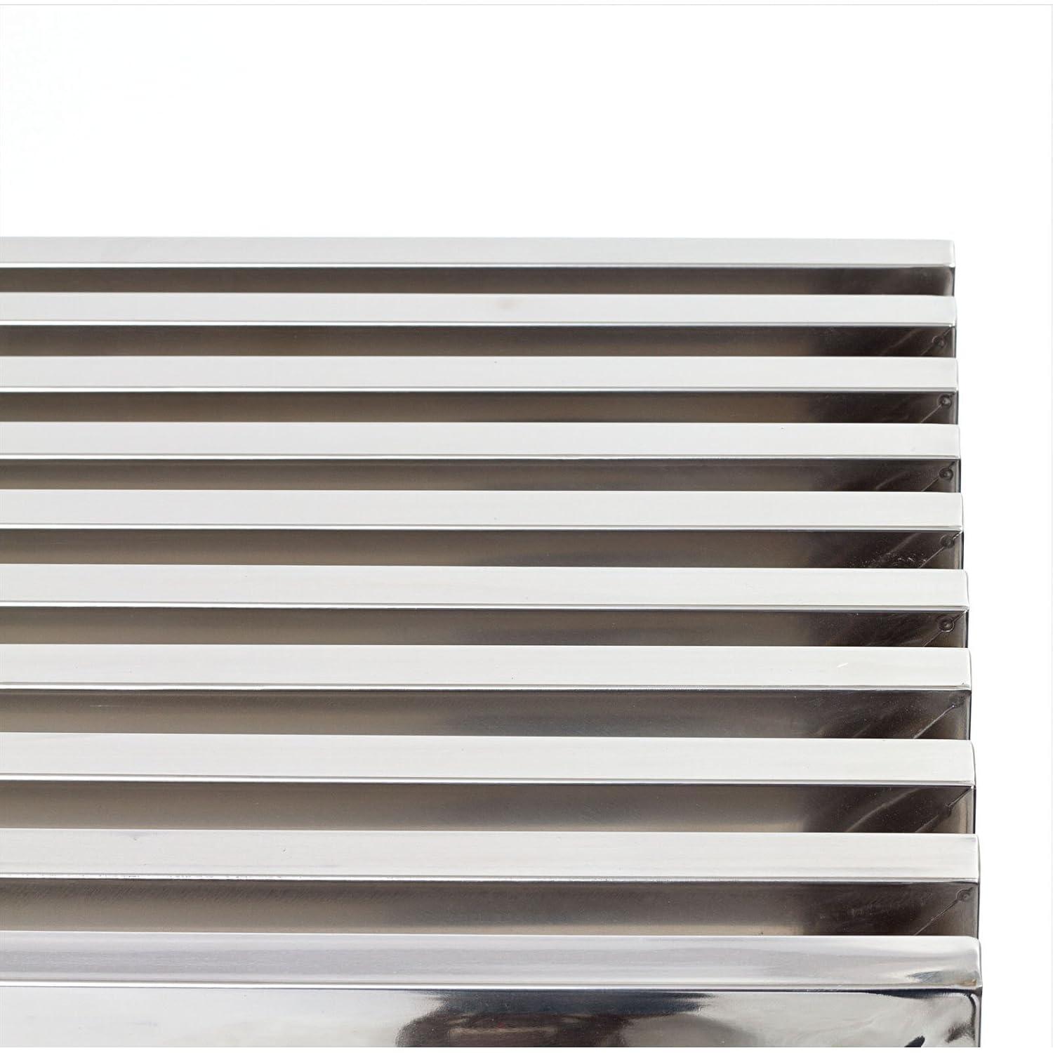 Modway Stainless Steel Modern Gridiron Console Table by Modway