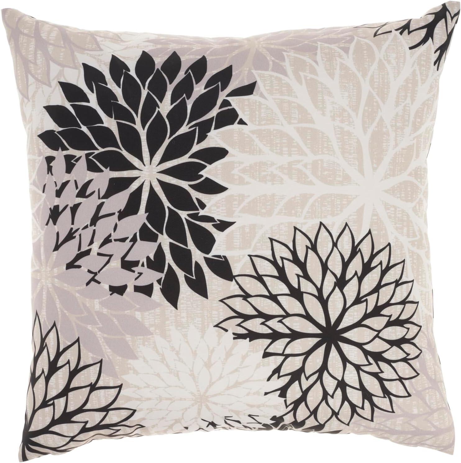 Mina Victory Aloha Floral Tropical Outdoor Throw Pillow