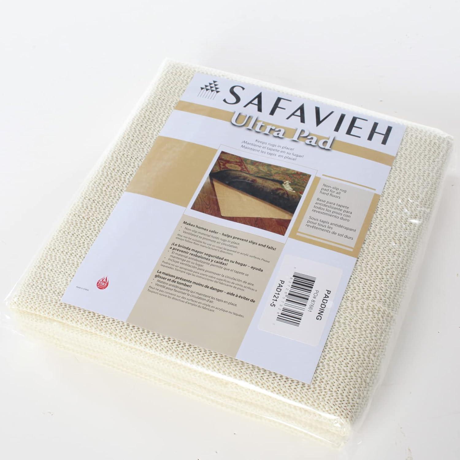 Ultra Pad PAD121 Power Loomed Indoor Rug Pad - White - 9' x 12' - Safavieh