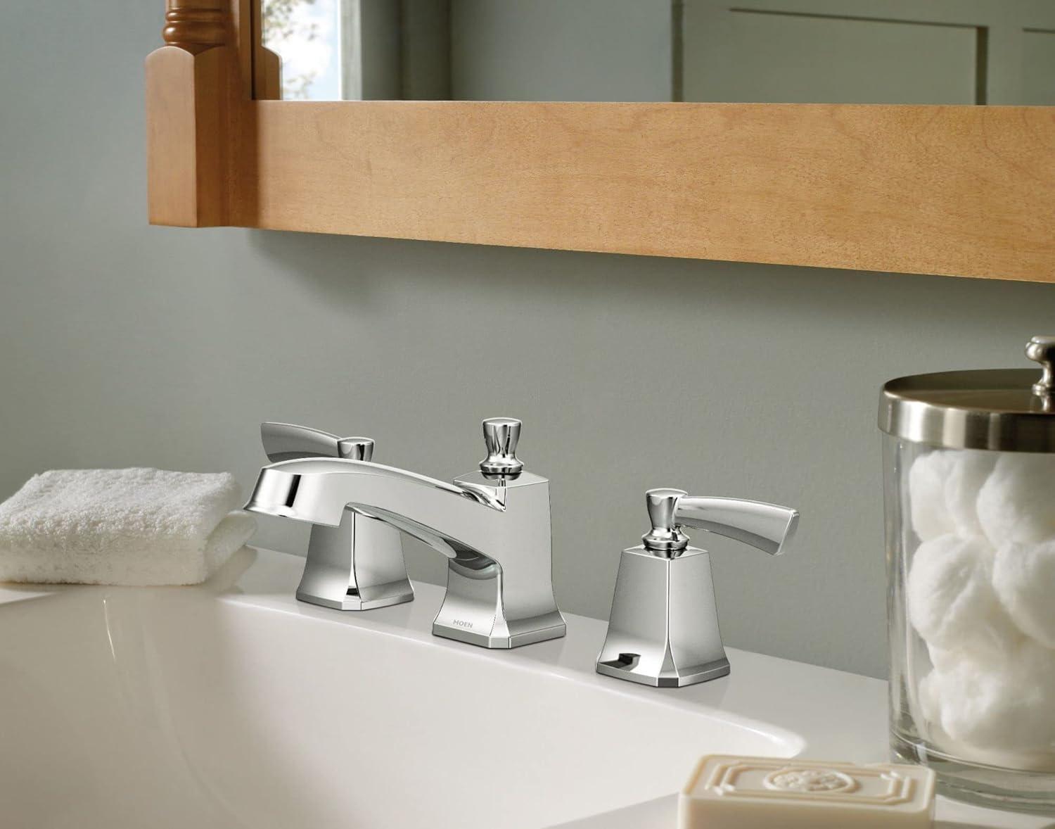 Conway Chrome Two-Handle Widespread Bathroom Faucet