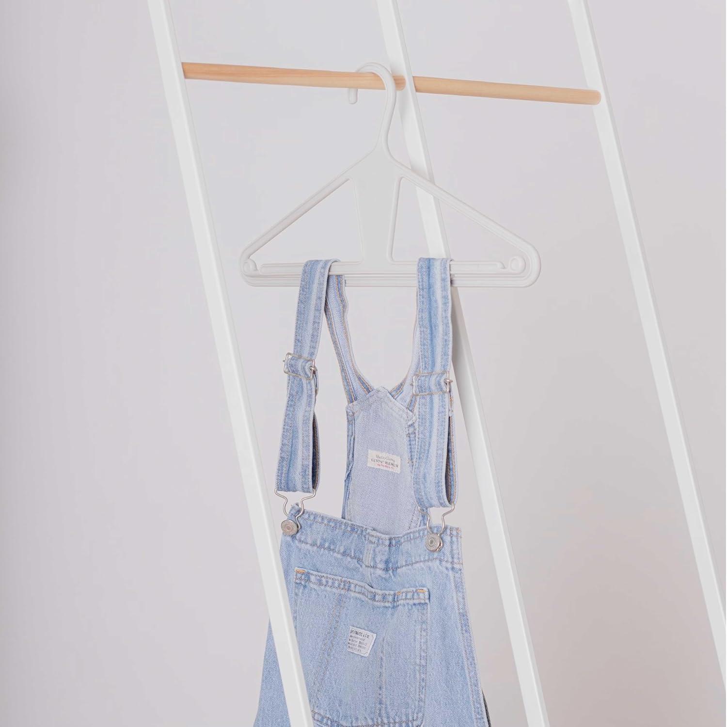 Kangaroo™ 100% Recycled High-Strength Clothing Hanger, Pants, Shirt, Jacket - Patented (Pinkity 30-Pack)