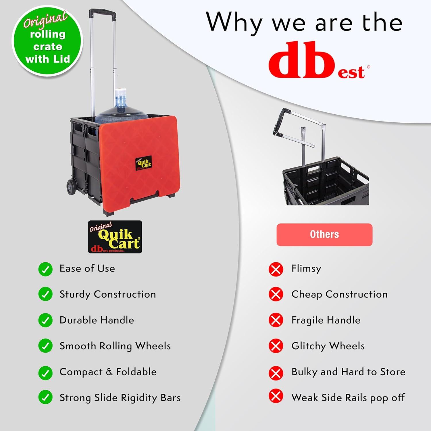 dbest products dbest products Quick Cart with Lid
