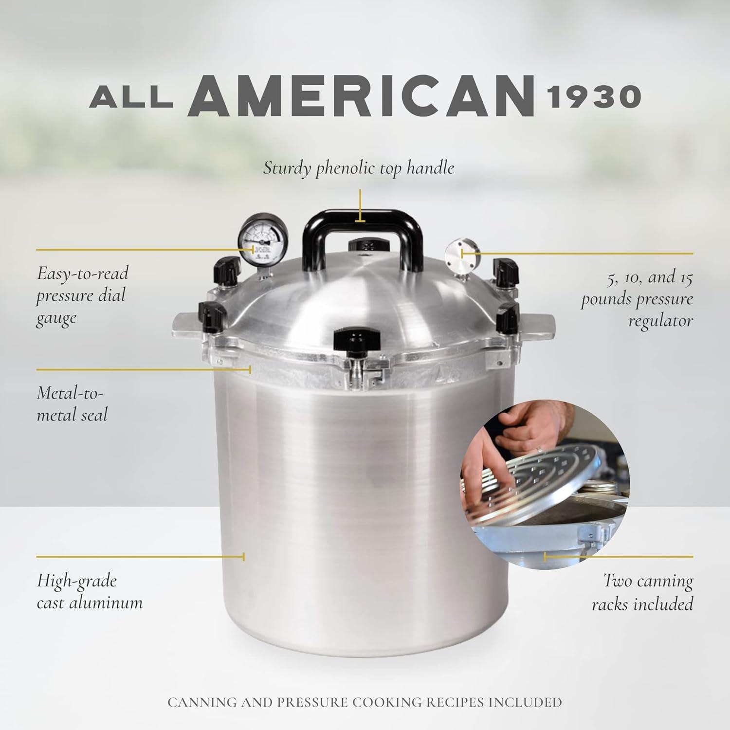 All American Quart Pressure Cooker Canner (25 Qt)