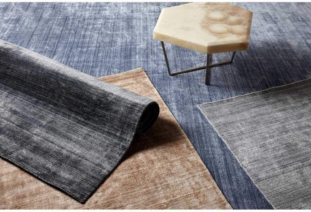 Harbor Denim Stripe Hand-Knotted Wool-Blend 5' x 8' Area Rug