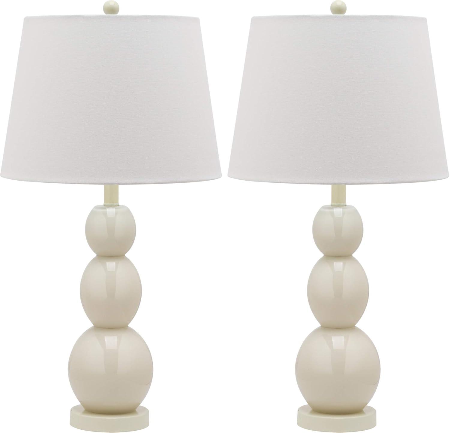 Jayne 3 Sphere Table Lamp (Set of 2)  - Safavieh