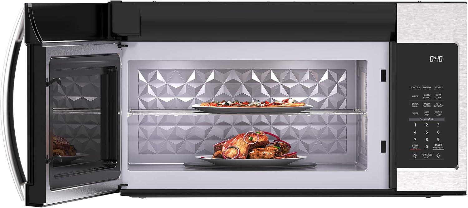 KoolMore 1.9 Cu. ft. Over the Range Stainless Steel Microwave.