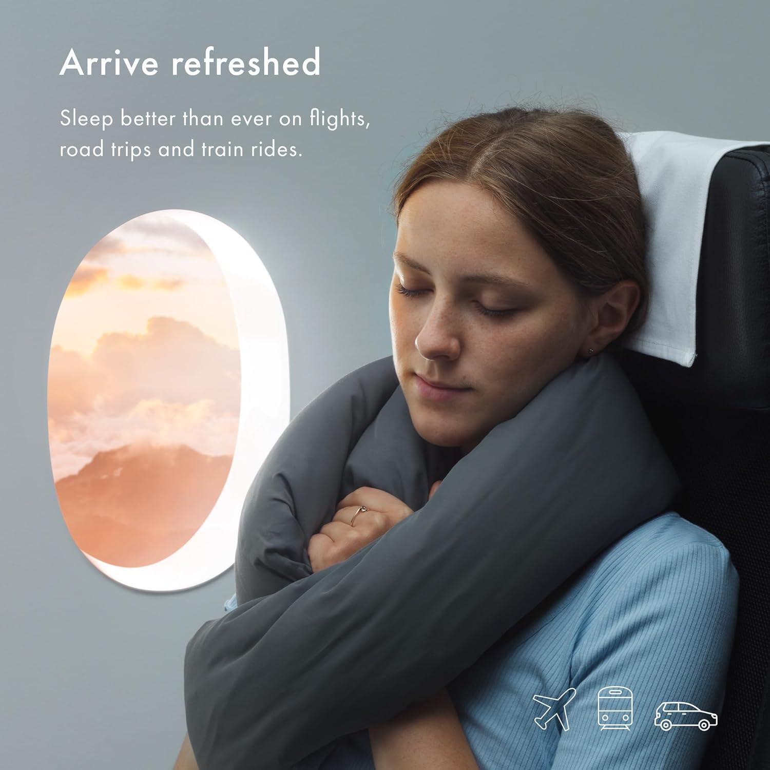 Infinity Travel - Infinity Pillow - Grey