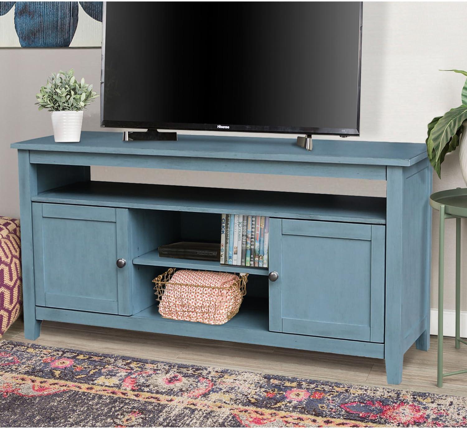 62" Entertainment TV Stand with 2 Doors - International Concepts