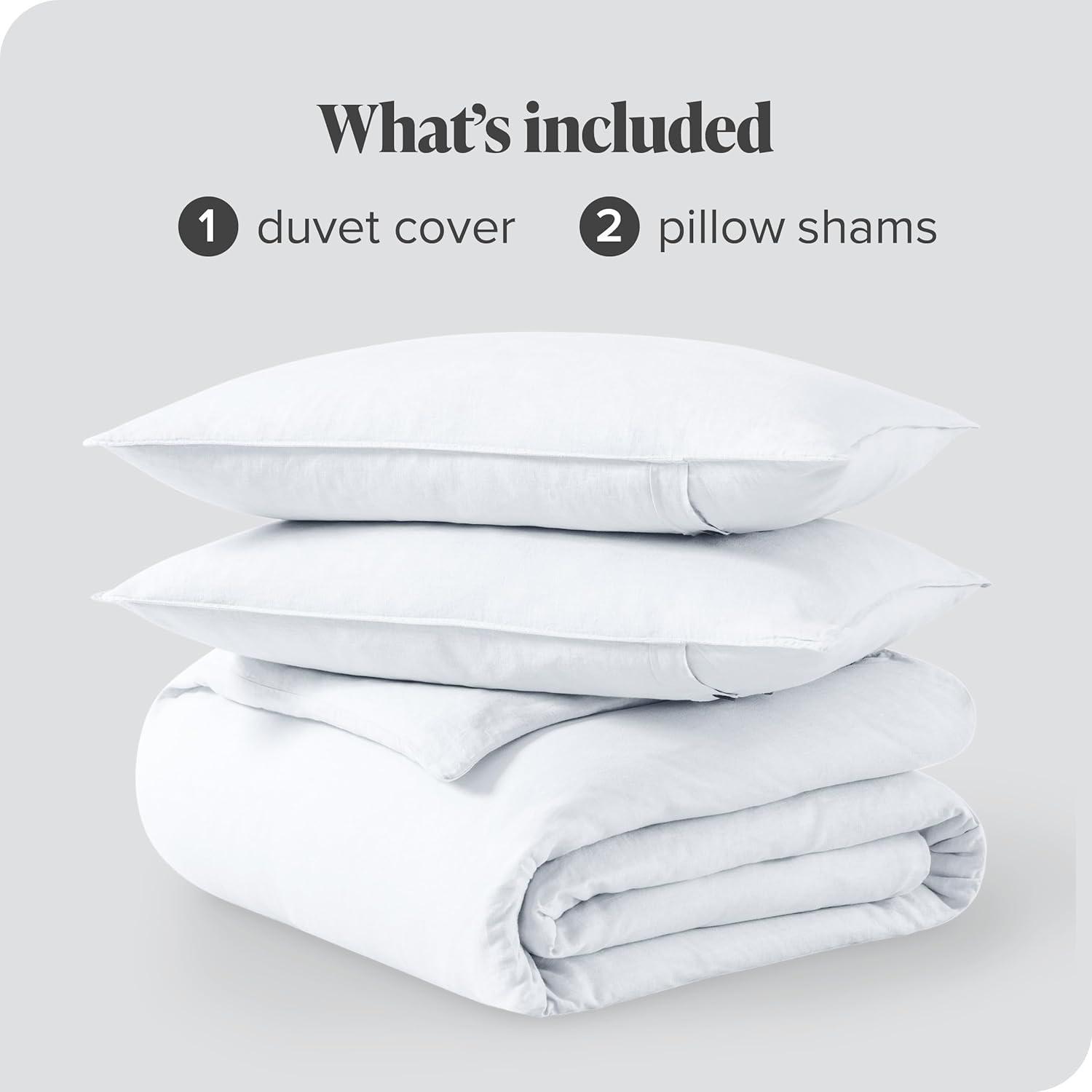 Bare Home Linen Duvet Cover Set