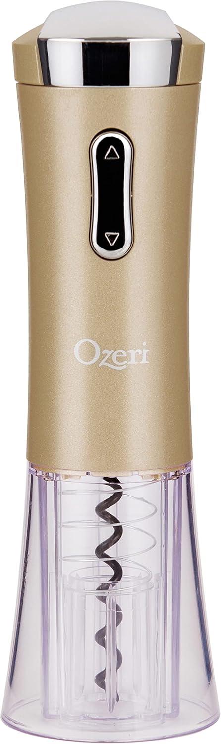 Ozeri Nouveaux Electric Wine Opener with Removable Free Foil Cutter