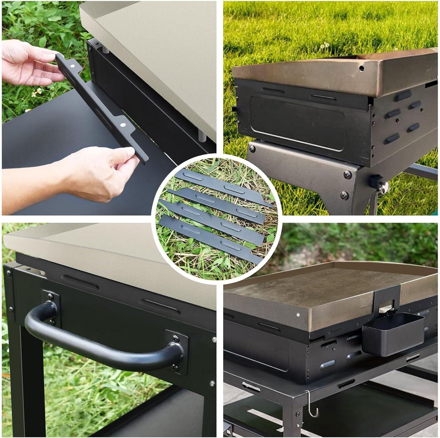 Upgradad Wind Guard for Blackstone 28 Inch Griddle,Blackstone Griddle Accessories Magnetic Stainless Steel for Blackstone Grill, GS-GD-D28