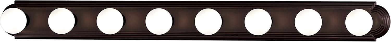 48-Inch Oil Rubbed Bronze 8-Light Dimmable Vanity Fixture