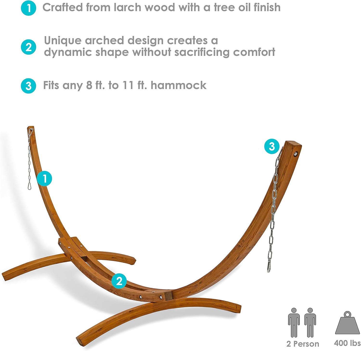 Wood Standard Hammock Stand