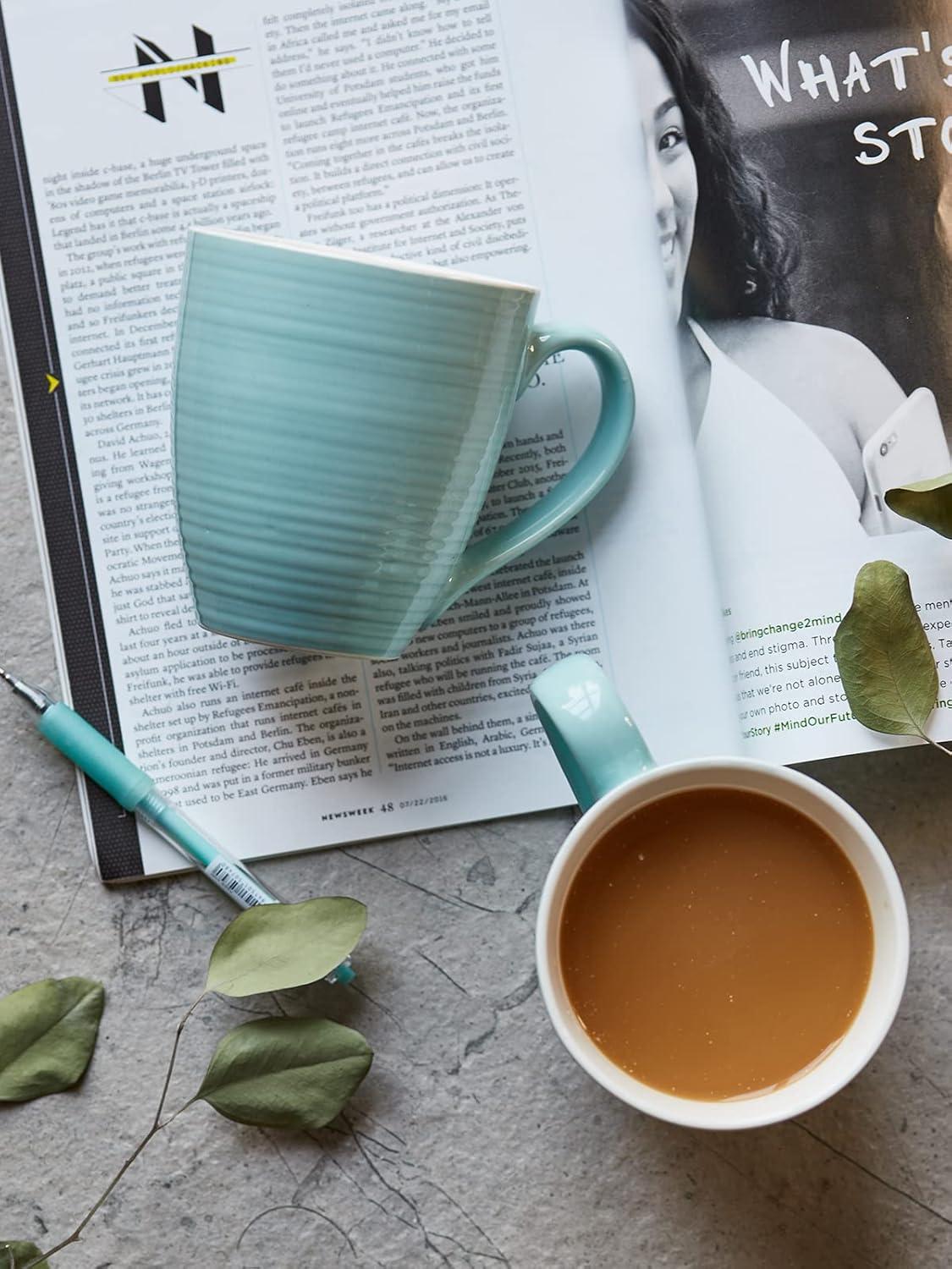 DOWAN DOWAN Ceramic Coffee Mug (Set of 6)