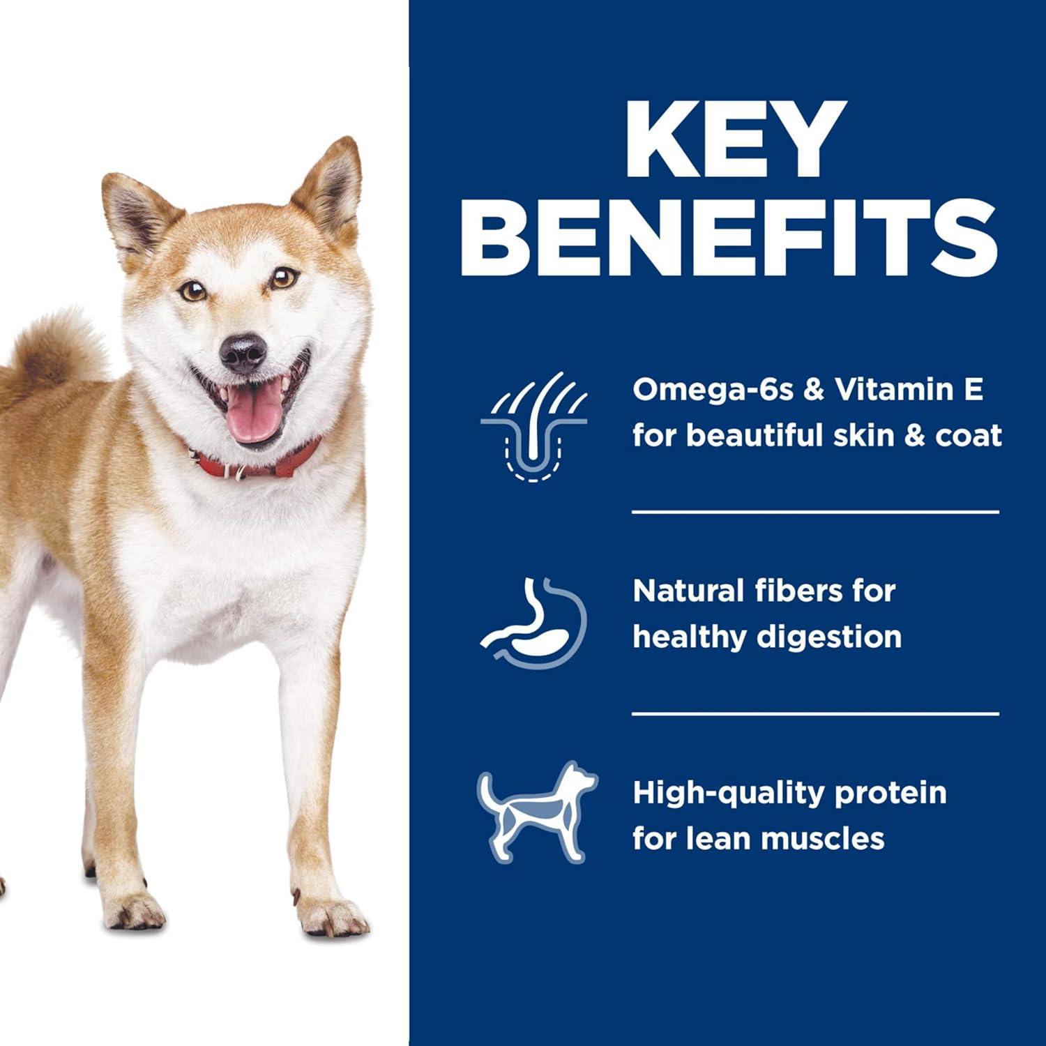 Hill's Science Diet Adult 1-6, Adult 1-6 Premium Nutrition, Dry Dog Food, No Corn, Wheat, Soy Chicken & Brown Rice, 4 lb Bag