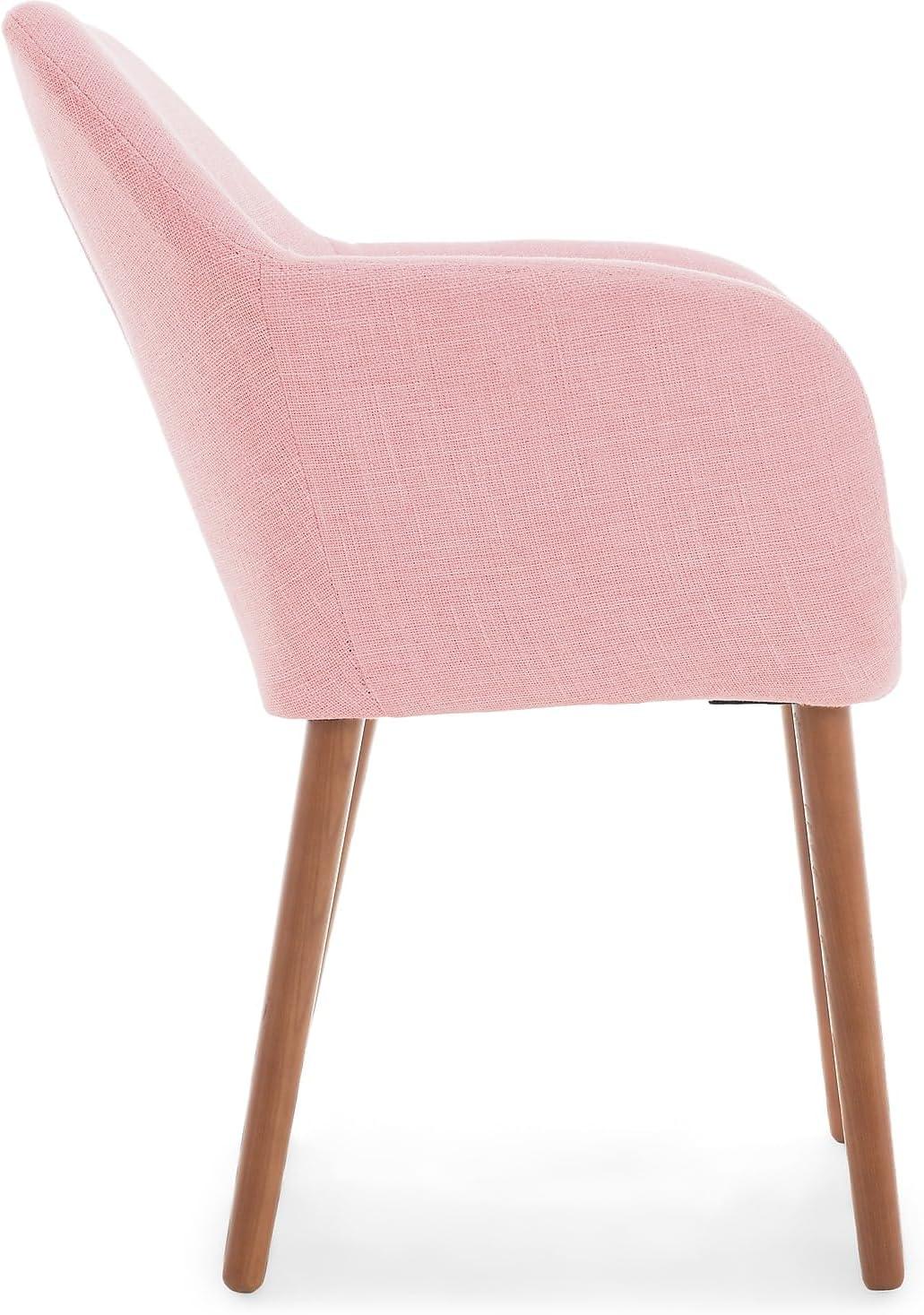 Elle Decor Adore Decor Roux Mid-Century Accent Chair for Home Office or Living Room
