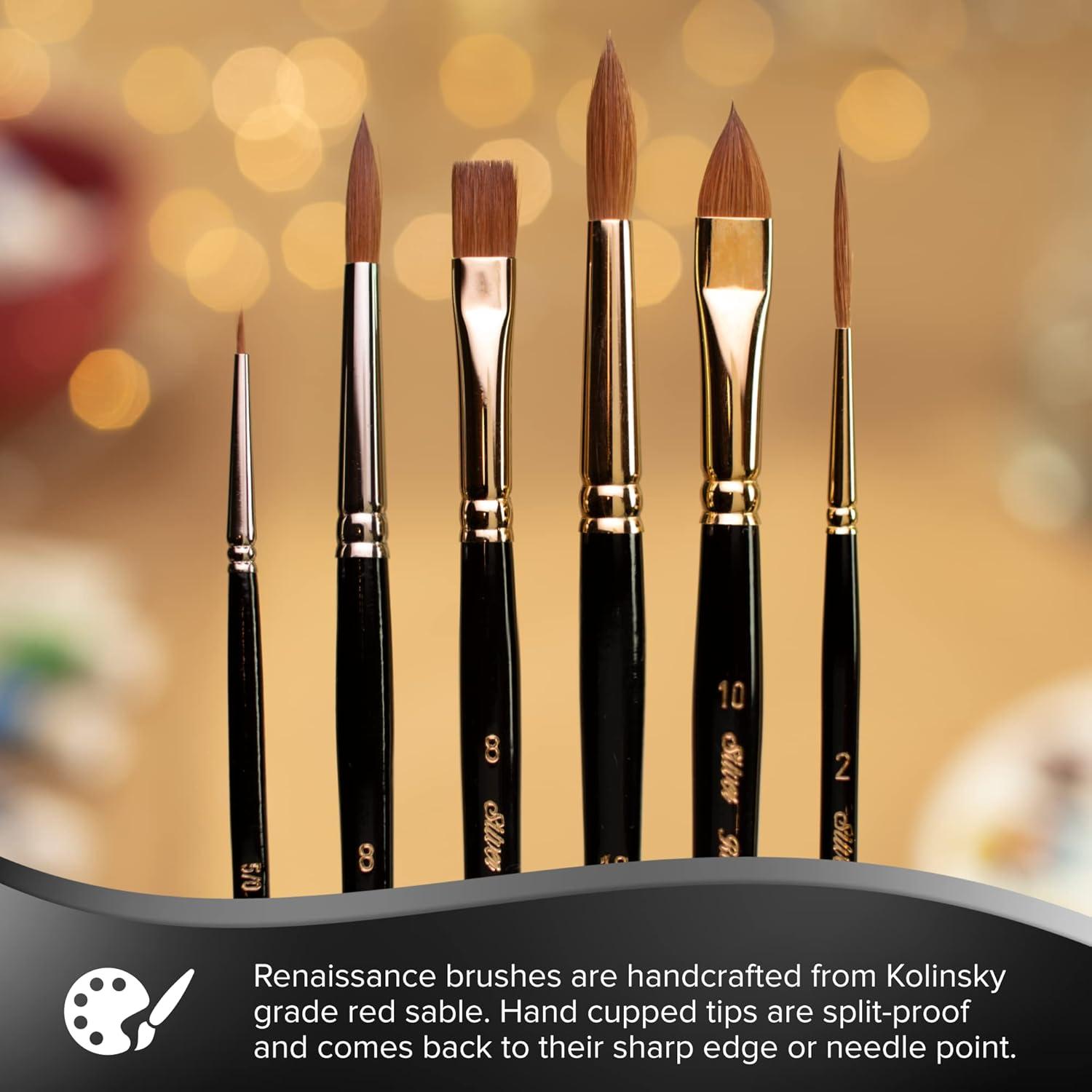 Silver Brush Renaissance Rounds, 9 Brushes