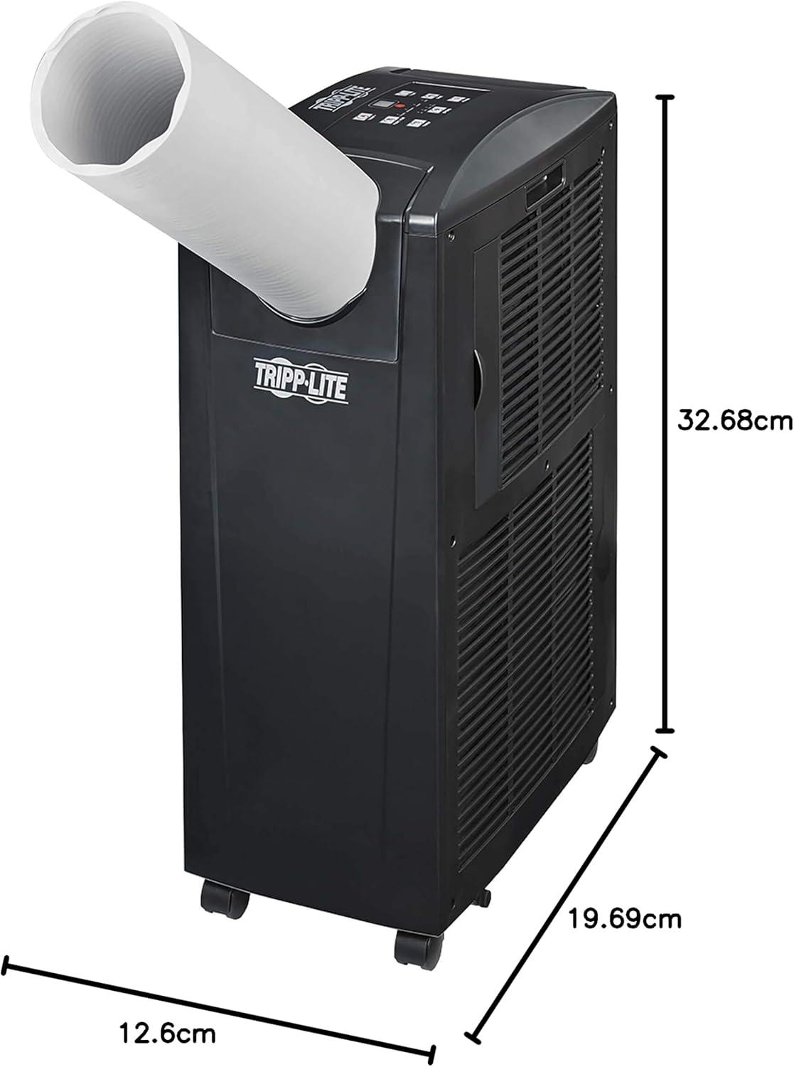 Black Portable Air Conditioning Unit with Built-in Timer