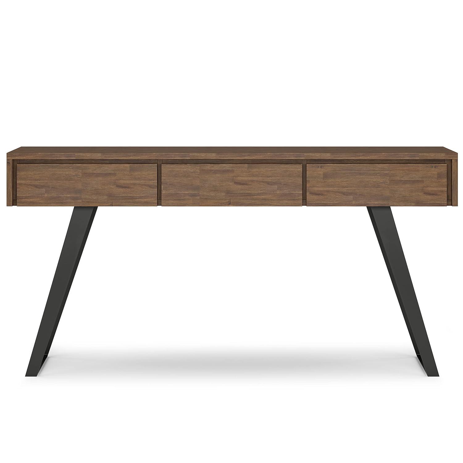 Lowry 60'' Solid Wood Top Console Table