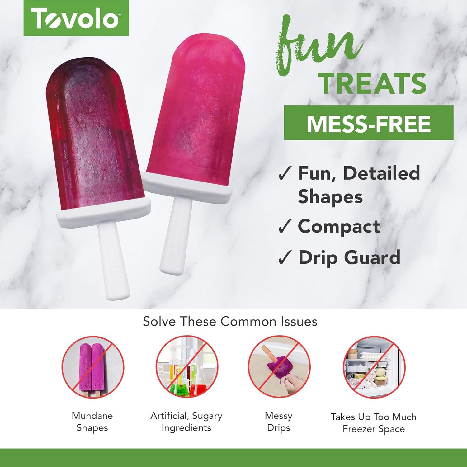 Tovolo Classic Pop Molds with Tray (Set of 6)