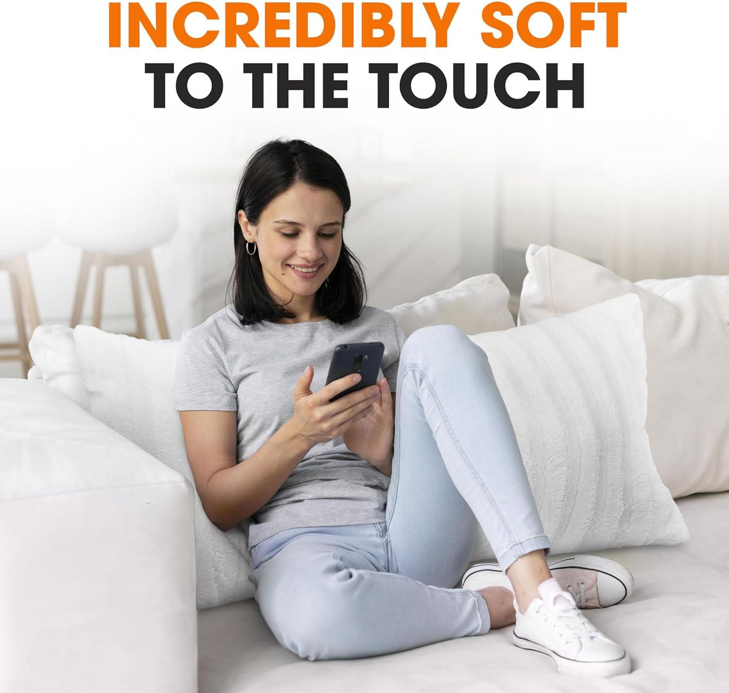 Faux Fur Throw Pillow