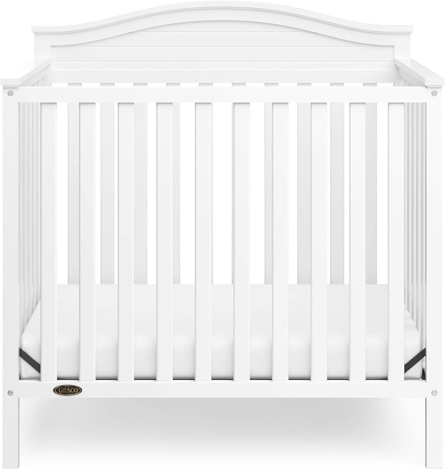 Graco Graco Stella 4-in-1 Mini Convertible Crib with Mattress