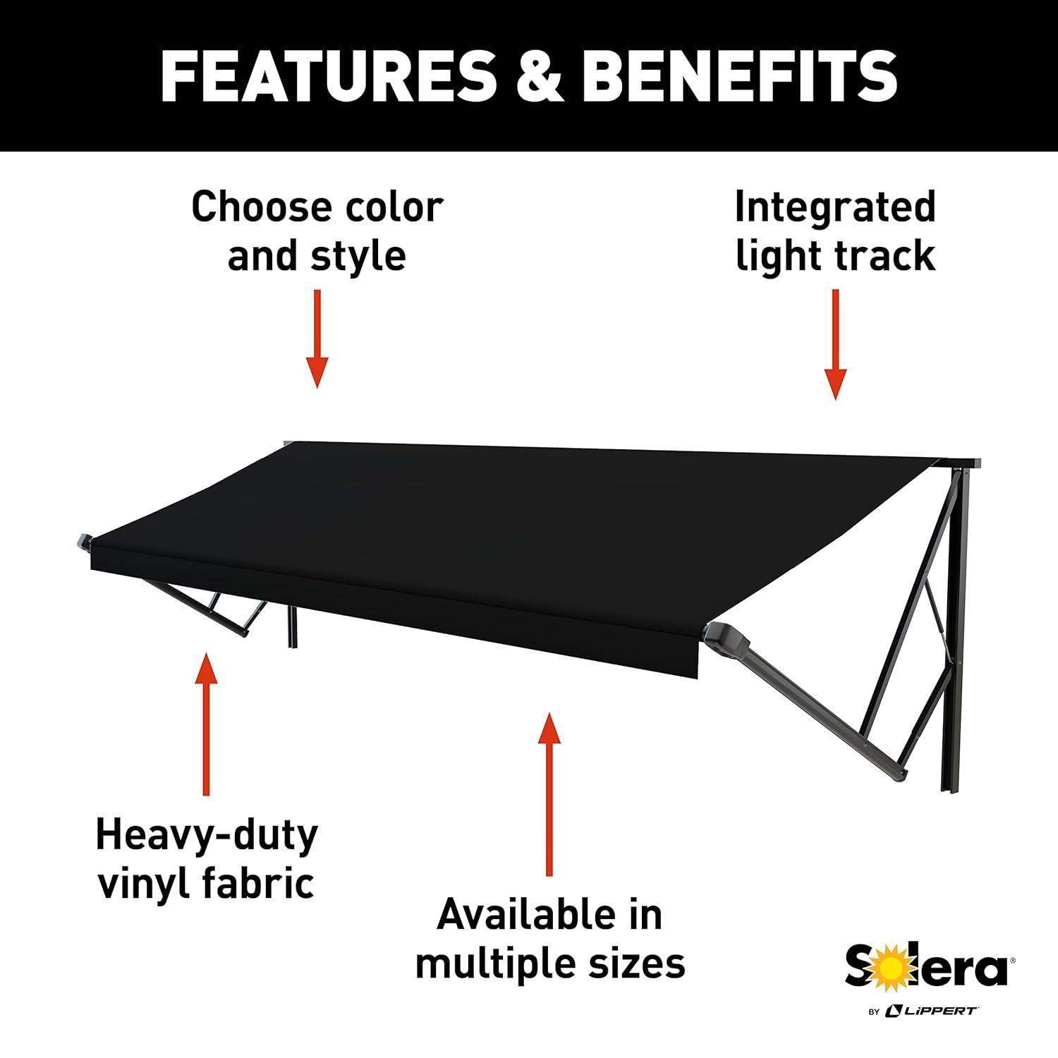 Lippert Components Solera Awning with Black Weatherguard