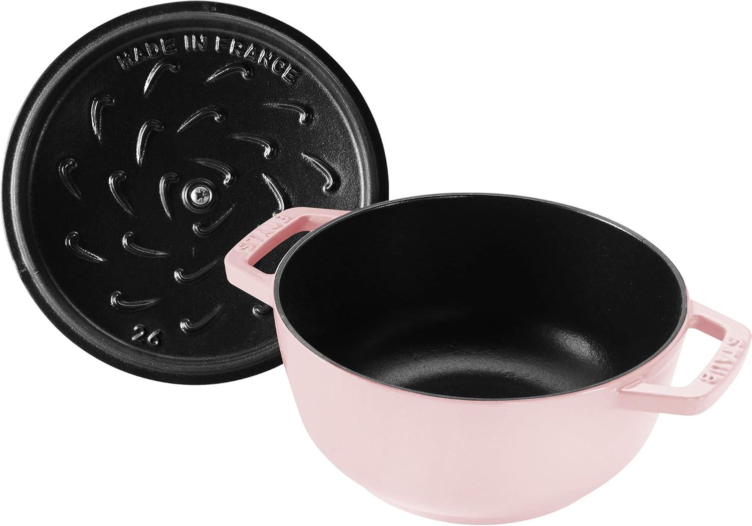 Staub ® Peony Pink Cast Iron 5-Qt. Essential French Oven