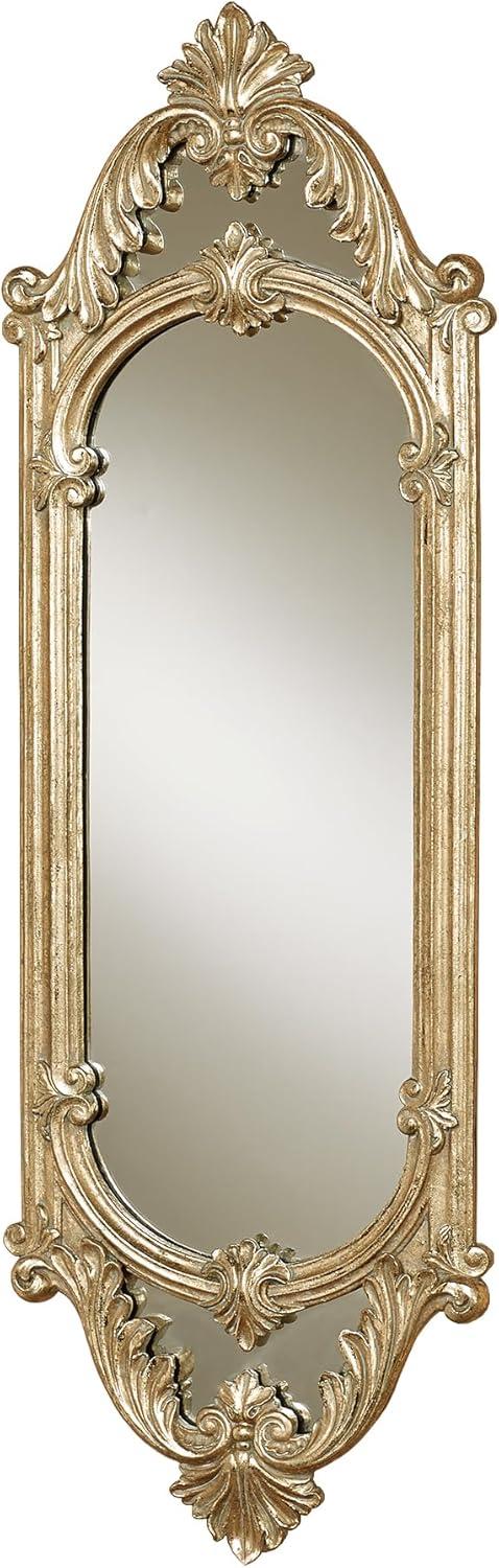 Gold Ornate Oval Traditional Wall Mirror