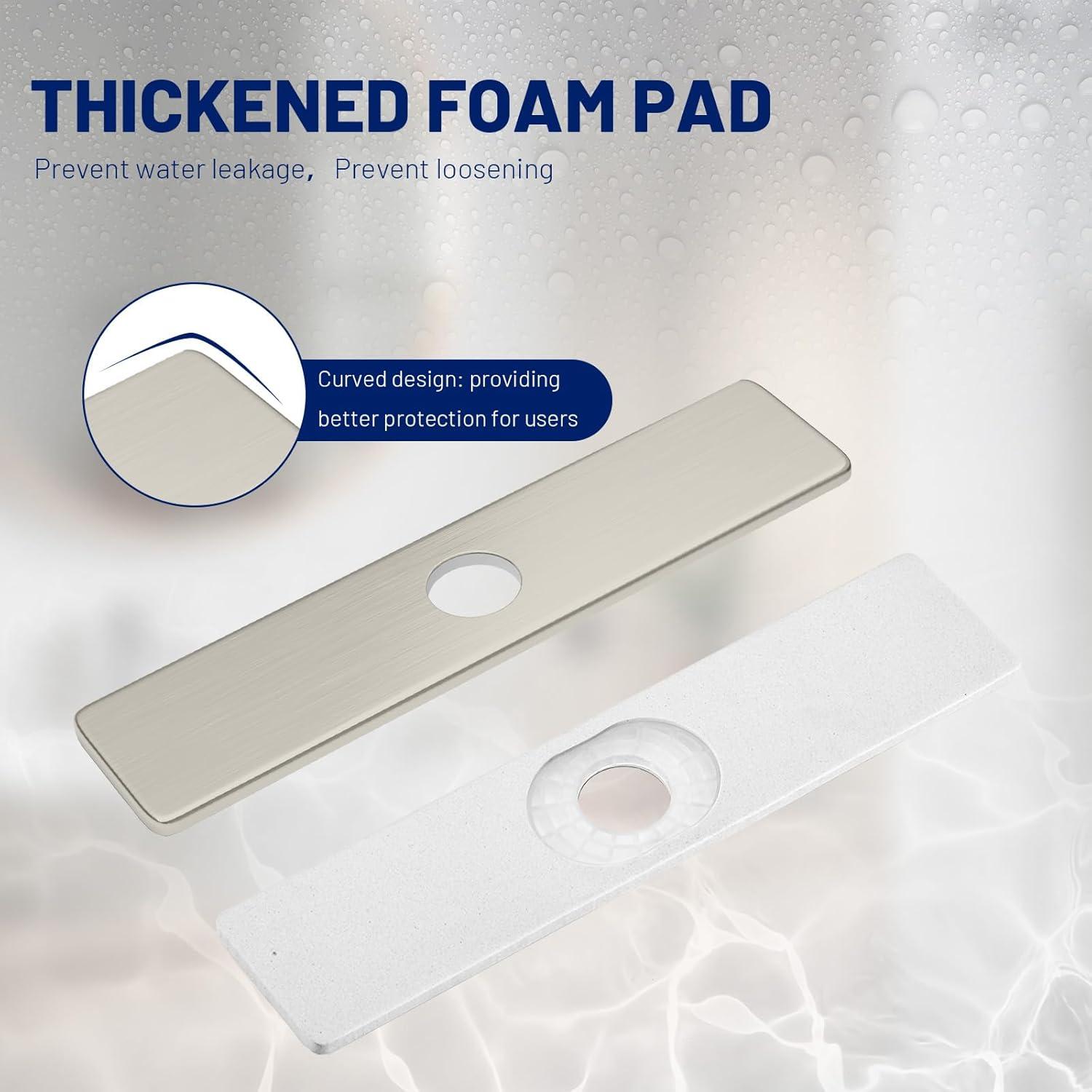 iVIGA VCC06 iVIGA 10" Sink Faucet Hole Cover Deck Plate