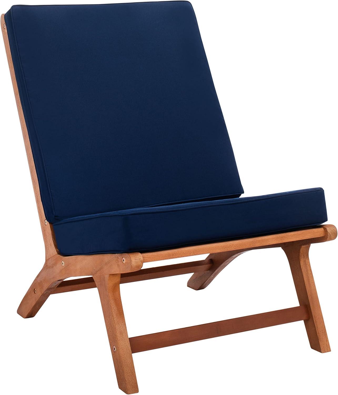 Chaston 4 Piece Living Set - Indoor/Outdoor - PAT7044 - Natural/Navy - Safavieh