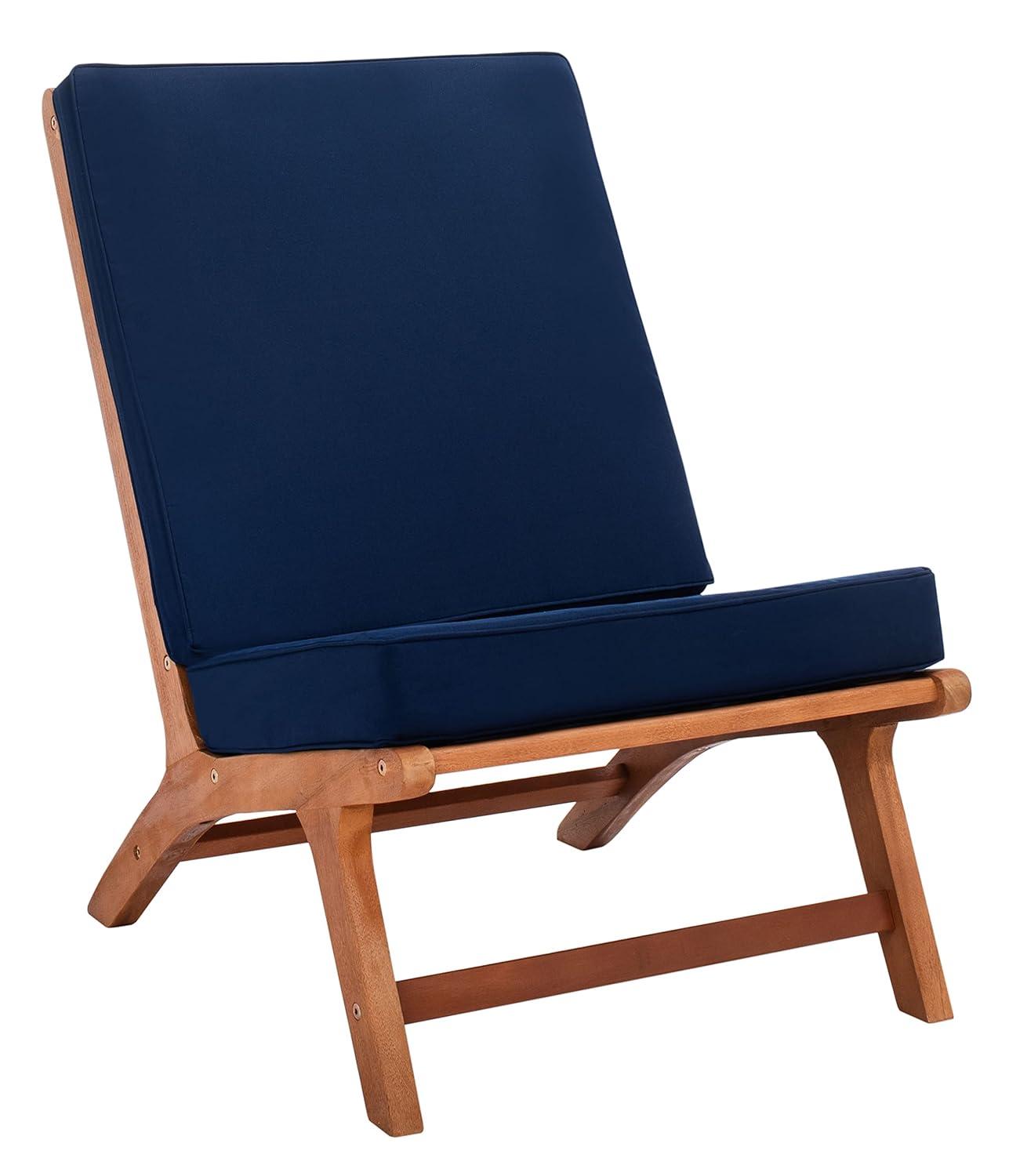 Chaston 4 Piece Living Set - Indoor/Outdoor - PAT7044 - Natural/Navy - Safavieh