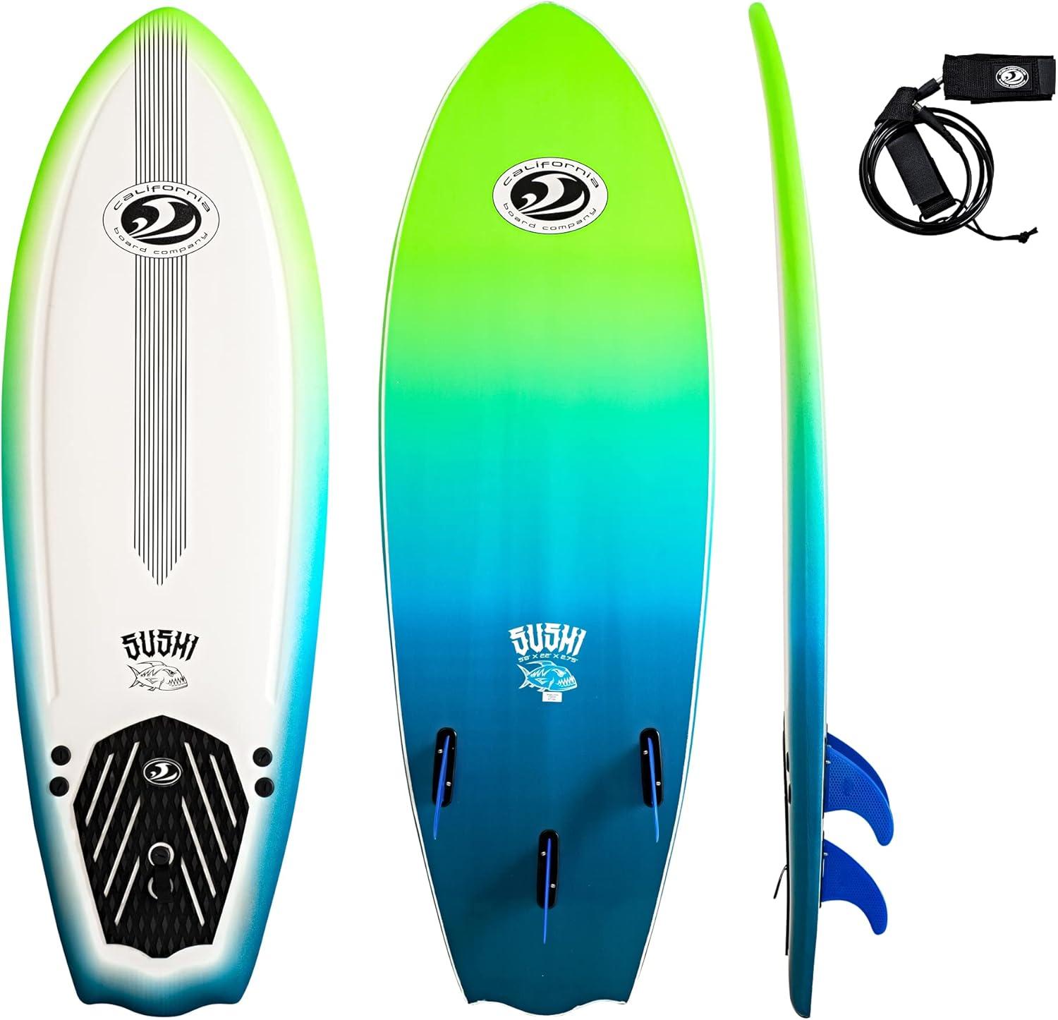 California Board Company 5'8" Sushi Soft Surfboard