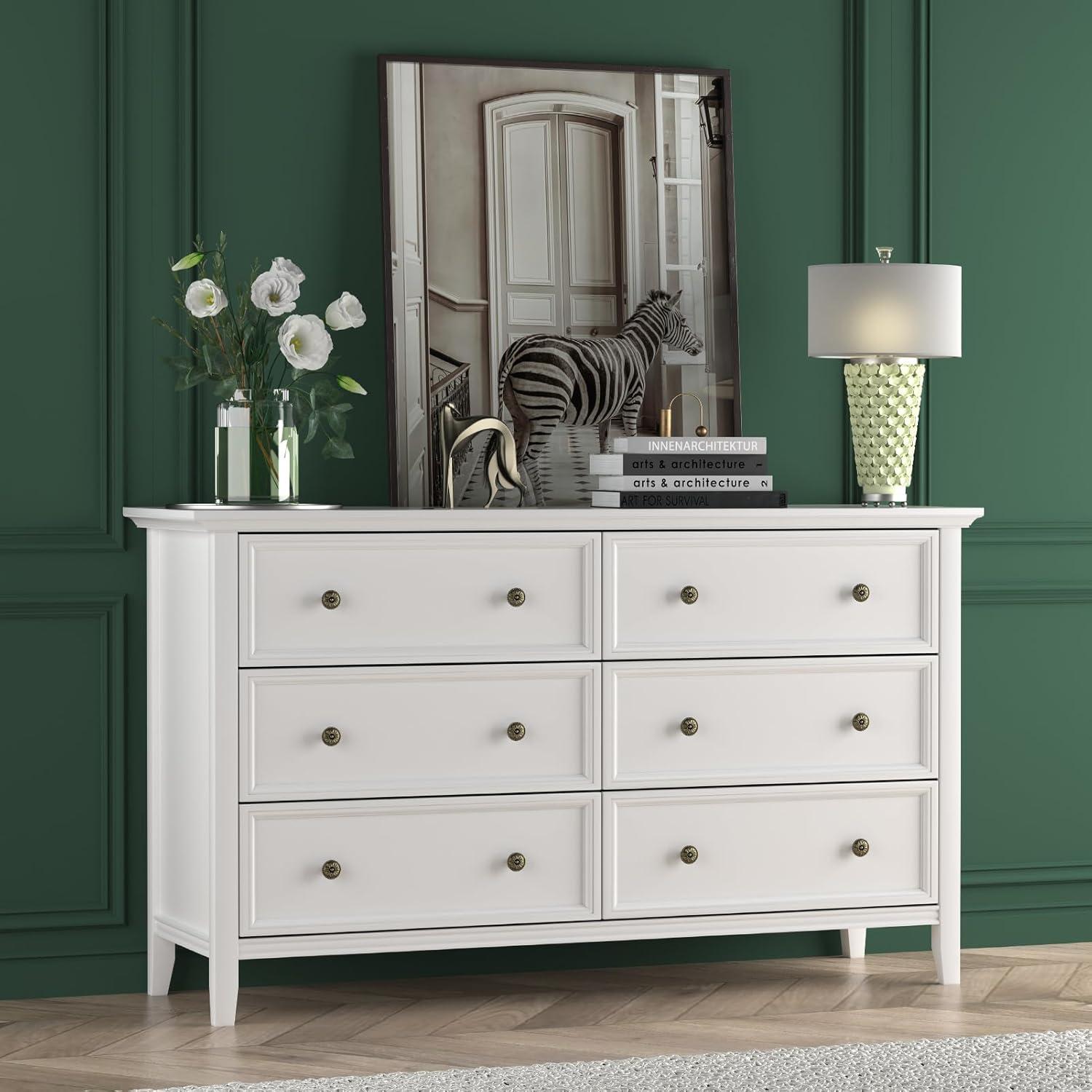 Decopom Modern 7 Drawers Dresser 7 Drawers Cabinet
