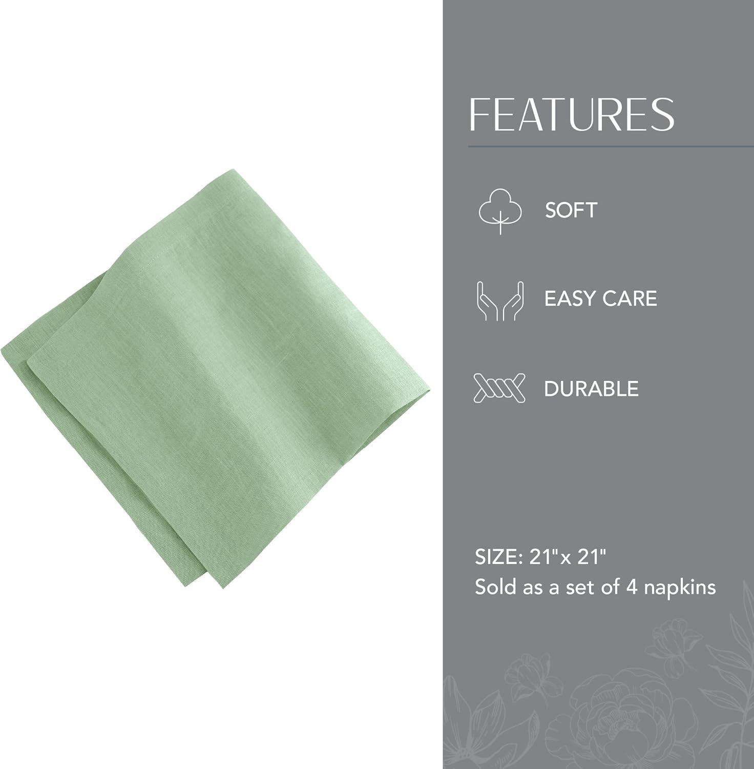 La Classica 4 Piece Linen Napkin Set